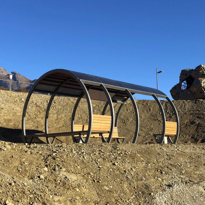 Commune Savièse Banc cylindrique
