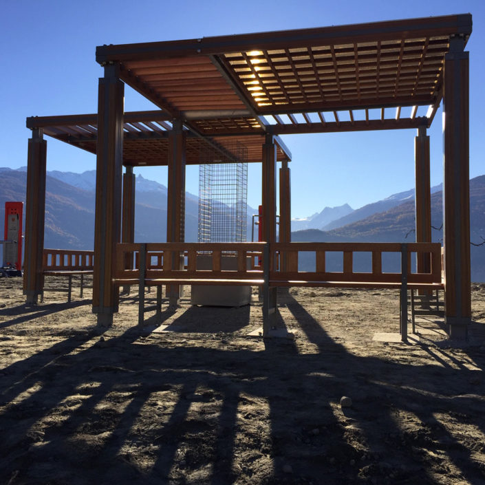 Pavillon végétalisable